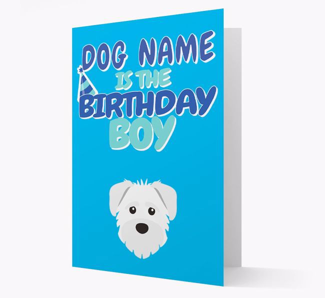 'Birthday Boy' Card with {breedFullName} Icon